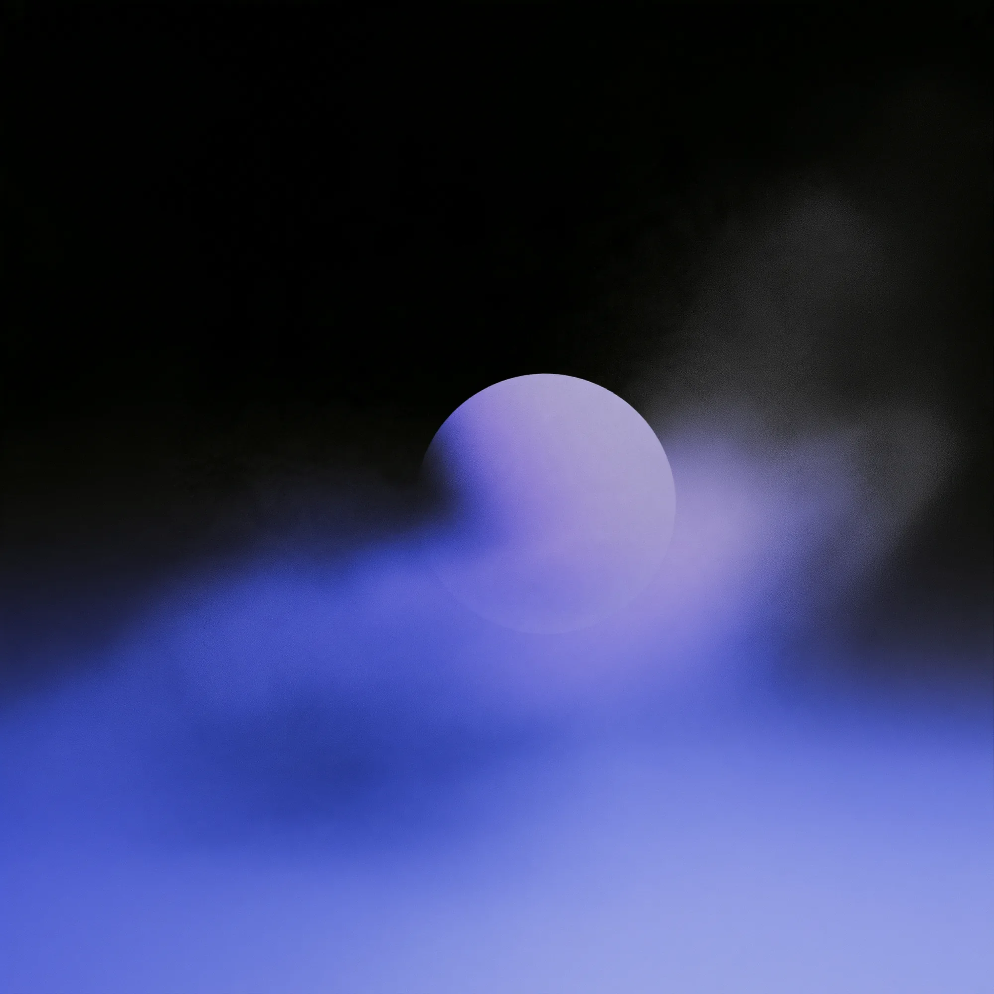 The Known Sector cover art: a pale planet rising out of violet mist against a black sky